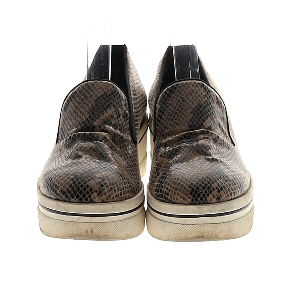Stella McCartney Vegetarian Leather Animal Print Platform Loafers IT 37 / US 7 - Picture 3 of 6